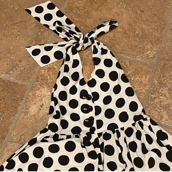 Betsey Johnson rare bubble halter romper size medium - Picture 2 of 7